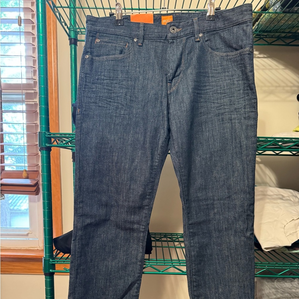 BOSS Orange slim straight denim jeans — size 33/32
